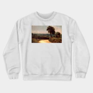 The Lane from East Bergholt to Flatford by John Constable Crewneck Sweatshirt